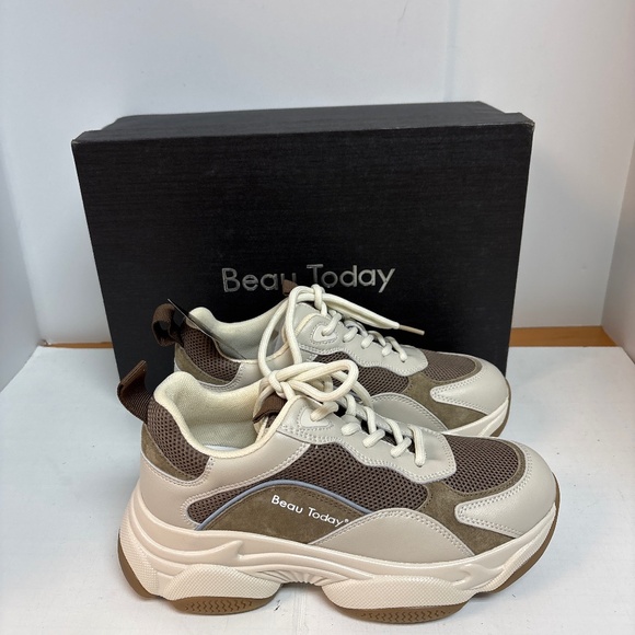 Women’s NIBox Beau Today Chunky Walking Shoes Size 5.5 - Picture 5 of 7